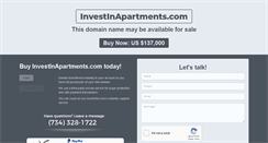 Desktop Screenshot of investinapartments.com
